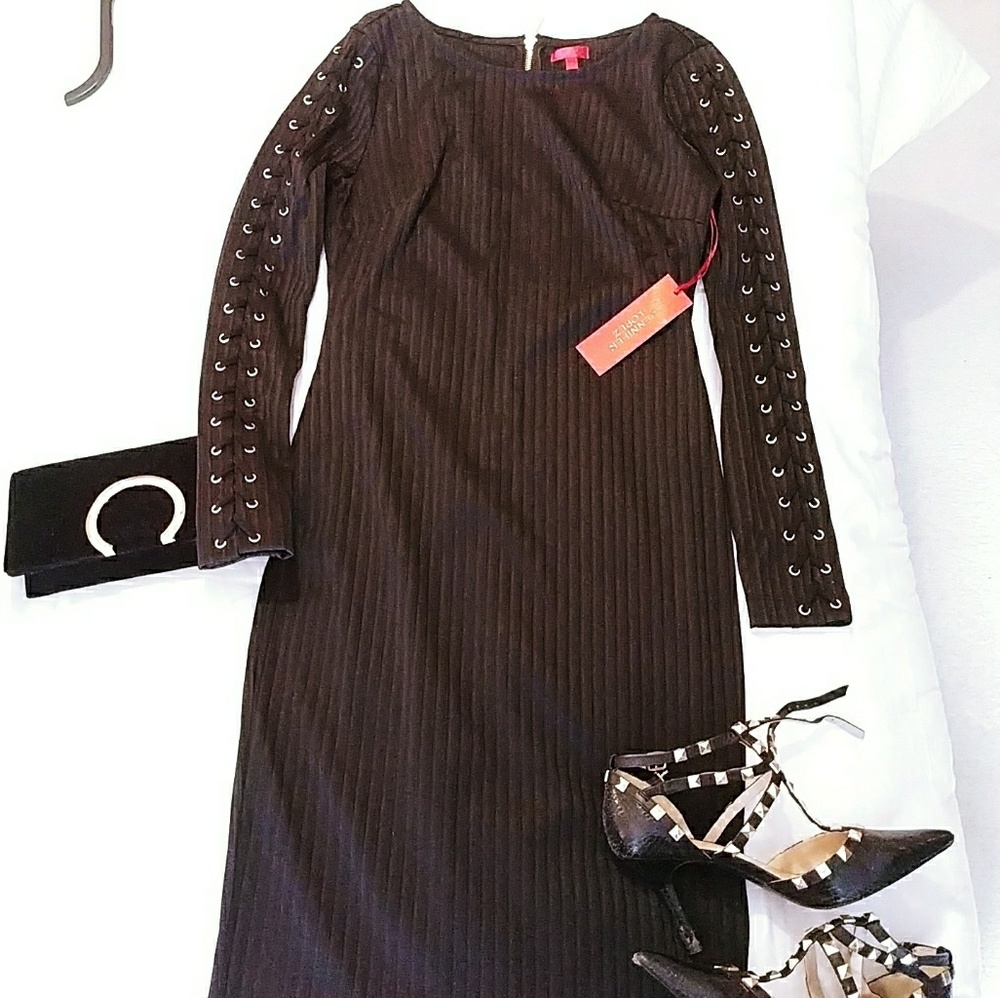Jennifer  Lopez black dress size 10 WOW!